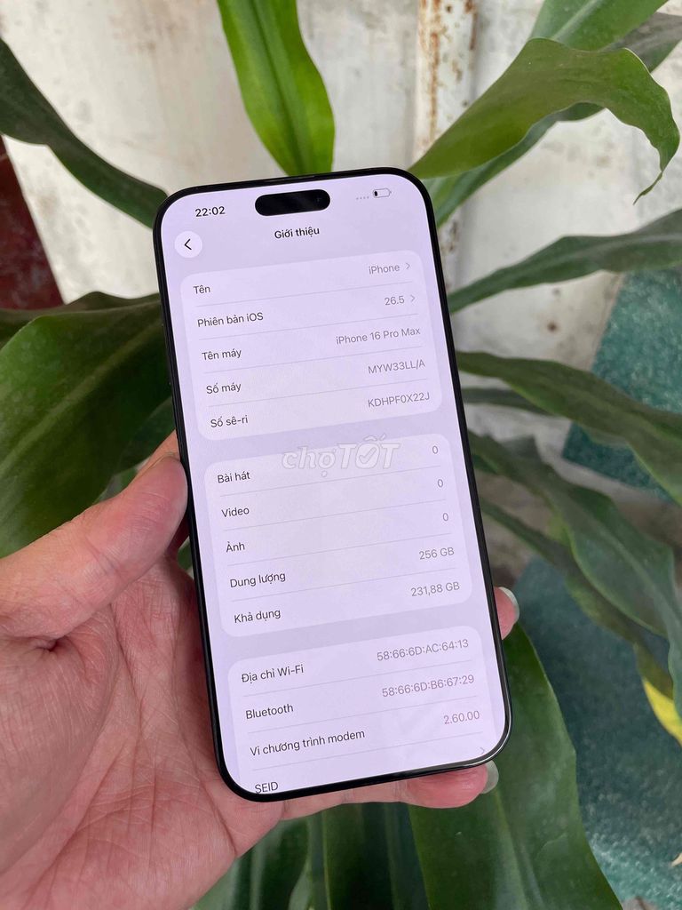 Apple iPhone 16 Pro Max 256GB Đen Đã sử dụng. Mua bán Điện thoại tại Thành phố Biên Hòa Đồng Nai được đăng bởi Thạch Lê hình 1