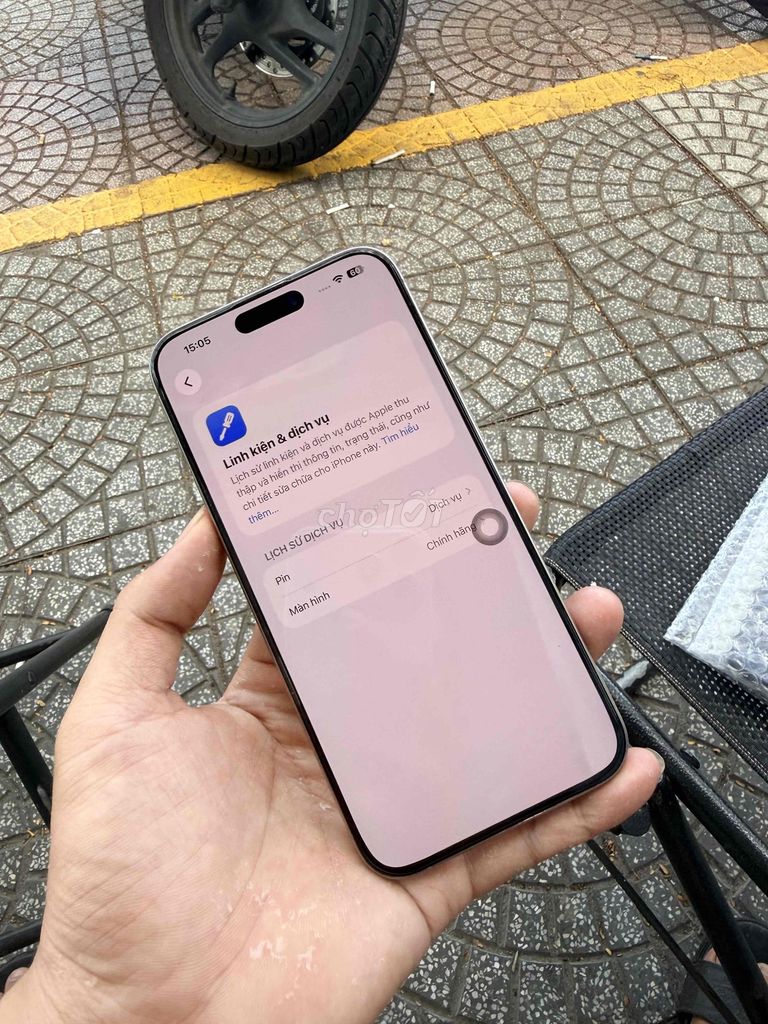 Apple iPhone 15 Pro Max 256GB Xám. Mua bán Điện thoại tại Quận Ngũ Hành Sơn Đà Nẵng được đăng bởi Nghĩa  hình 1
