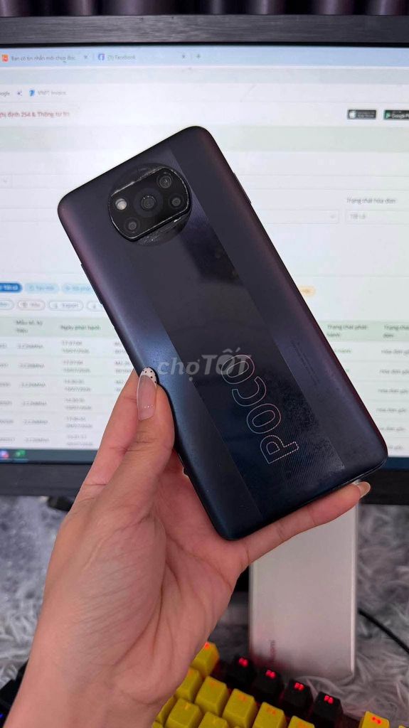 POCO X3 NFC 6GB/64GB Đen. Mua bán Điện thoại tại Quận 10 Tp Hồ Chí Minh được đăng bởi Hội Đồ Điện Tử hình 1