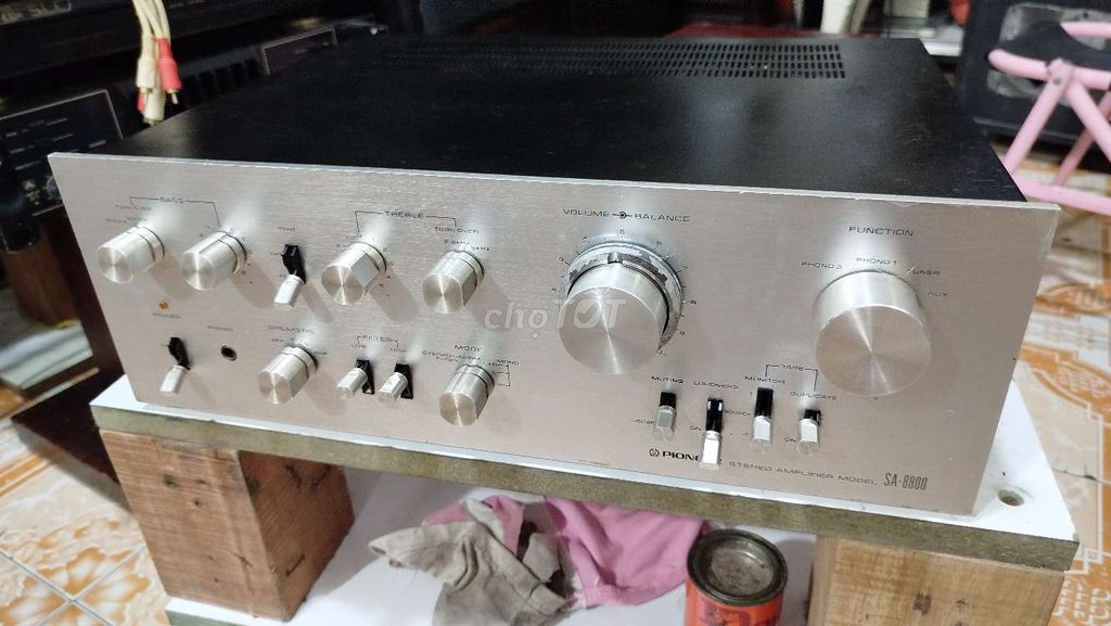 Amply Pioneer SA-8800 4sò sắt Toshi chữ đỏ. Mua bán Tivi, Âm thanh tại Quận Lê Chân Hải Phòng được đăng bởi Hungtran  hình 1