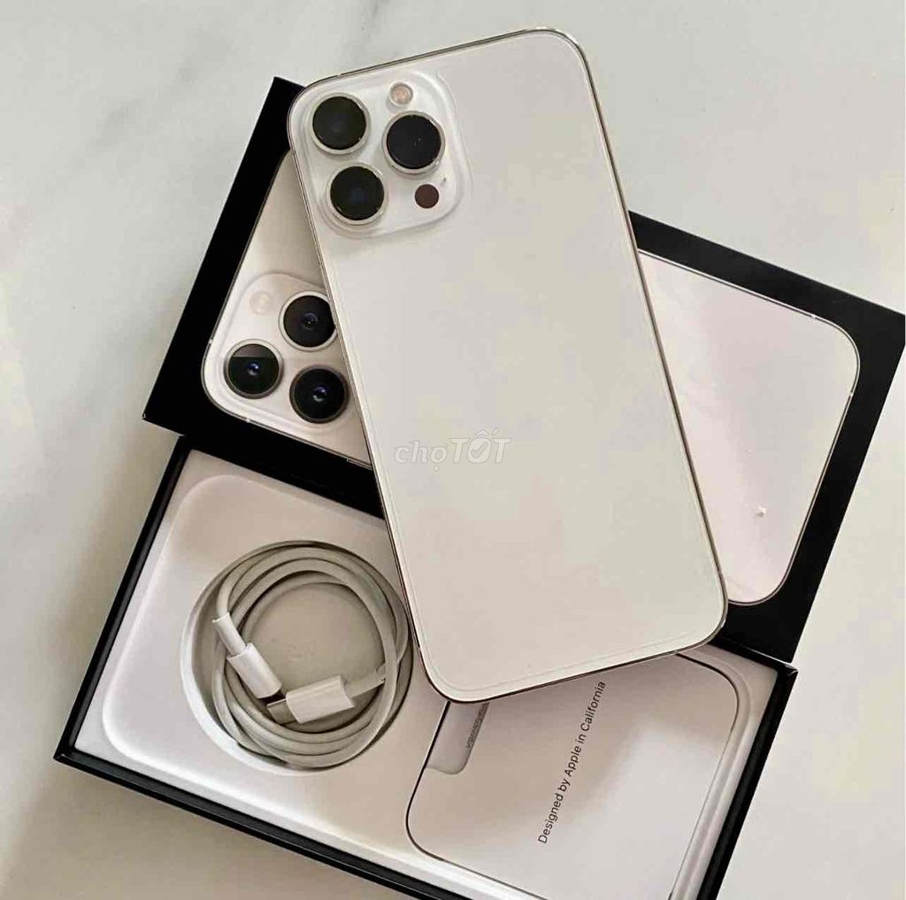 iPhone 13 Pro Max 256G Trắng FULLBOX APPLE 06/2024. Mua bán Điện thoại tại Quận 10 Tp Hồ Chí Minh được đăng bởi iStockHCM hình 1