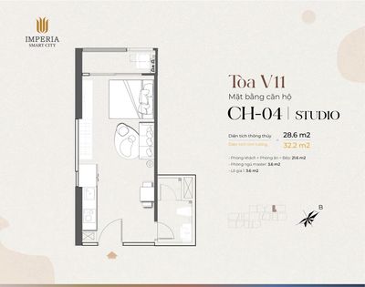 Chính thức nhận booking Studio hot nhất tại Vinhomes Smart City