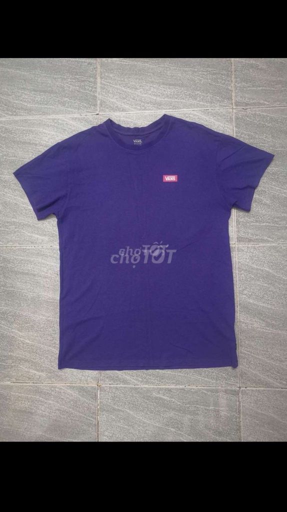 Áo thun Vans OffTheWall Cotton U.S.A Tím size M. Mua bán Quần áo tại Quận Gò Vấp Tp Hồ Chí Minh được đăng bởi LinhVo2handsShop hình 1