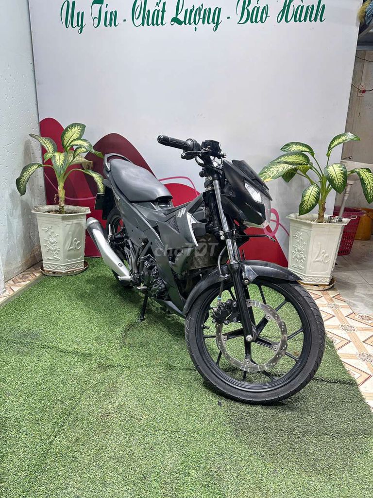 Suzuki Satria Đen Côn tay. Mua bán Xe máy tại Thị xã Phú Mỹ Bà Rịa - Vũng Tàu được đăng bởi Lê  Thanh Hải  hình 2