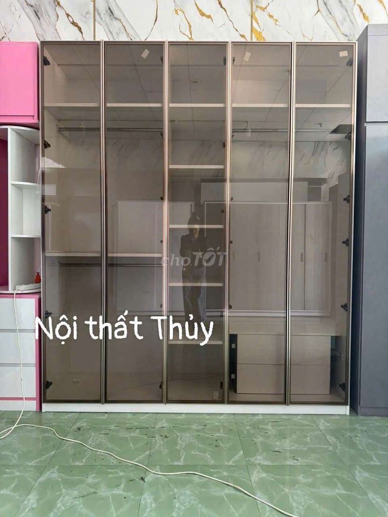 Tủ quần áo Nhựa Ecoplast cánh kính 2m x 2m4. Mua bán Tủ, kệ gia đình tại Quận 7 Tp Hồ Chí Minh được đăng bởi Phương thủy hình 1