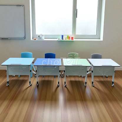 Bàn học gấp gọn Ghi trắng kèm ghế tiền tiểu học. Mua bán Bàn ghế tại Thành phố Thủ Đức Tp Hồ Chí Minh được đăng bởi Viễn đông hình 1