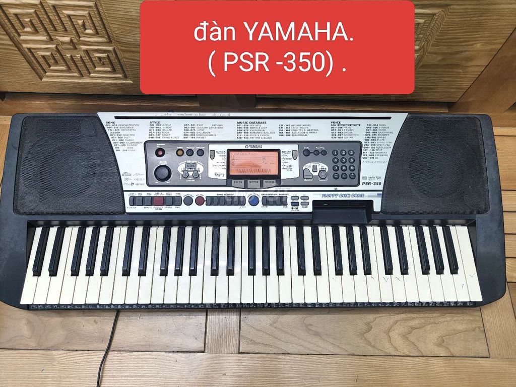 Đàn Organ Yamaha PSR-350. hoạt động bình thường. Mua bán Nhạc cụ tại Huyện Thuỷ Nguyên Hải Phòng được đăng bởi Quang Hải hình 1