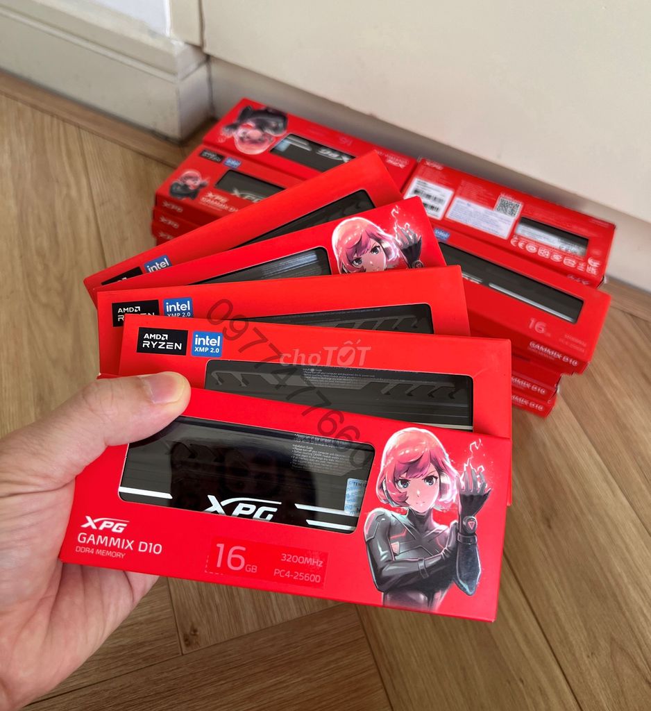 ram pc xpg gammix d10 dr4 16gb bh 2028 new 100%. Mua bán Linh kiện (RAM, Card...) tại Quận Phú Nhuận Tp Hồ Chí Minh được đăng bởi Tran Dinh Nam hình 1