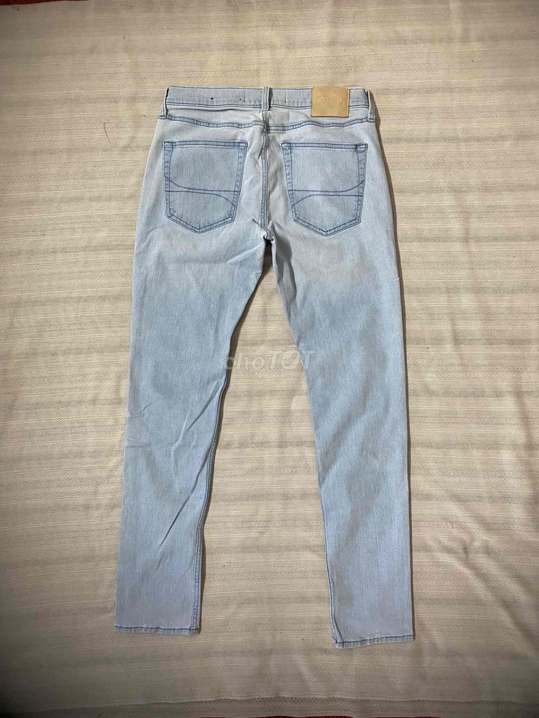 Quần jean Hollister nam xanh nhạt size 31-32. Mua bán Quần áo tại Thành phố Tân An Long An được đăng bởi Shop 3986 hình 1
