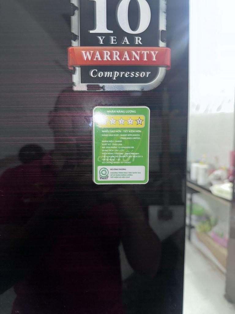 Tủ lạnh Sharp SJ-XP400PG-BK 397L Đen cũ. Mua bán Tủ lạnh tại Quận Bình Tân Tp Hồ Chí Minh được đăng bởi Lê Chủ Ân hình 1