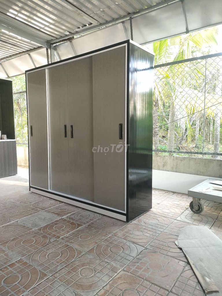Tủ quần áo nhựa Đài Loan 4 cánh. Mua bán Tủ, kệ gia đình tại Quận Bình Thuỷ Cần Thơ được đăng bởi Nội thất nhựa cao cấp Vincoplast hình 1