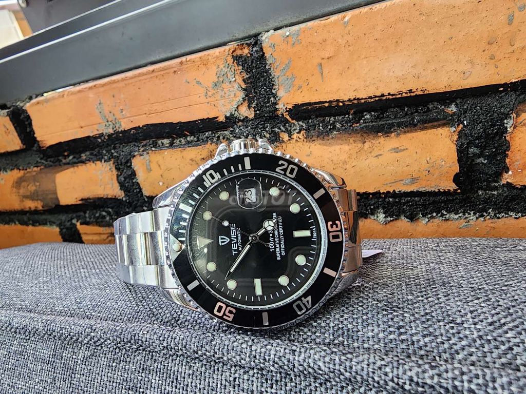 Cơ automatic .Tiểu  RL Submariner_tevise T108a. Mua bán Đồng hồ tại Huyện Đơn Dương Lâm Đồng được đăng bởi homage watch  hình 4