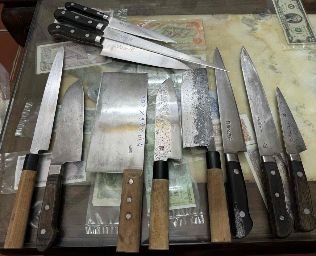 Đầu tuần lên cho ae vài món Dao, Nakiri , Santoku. Mua bán Dụng cụ nhà bếp tại Huyện Hoài Đức Hà Nội được đăng bởi Kiên  hình 1