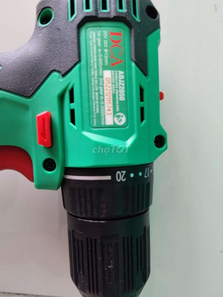 Máy khoan pin DCA ADJZ2050 Xanh Đen. Mua bán Đồ chuyên dụng, Giống nuôi trồng tại Quận Ô Môn Cần Thơ được đăng bởi Duy Nguyễn Ô Môn hình 1