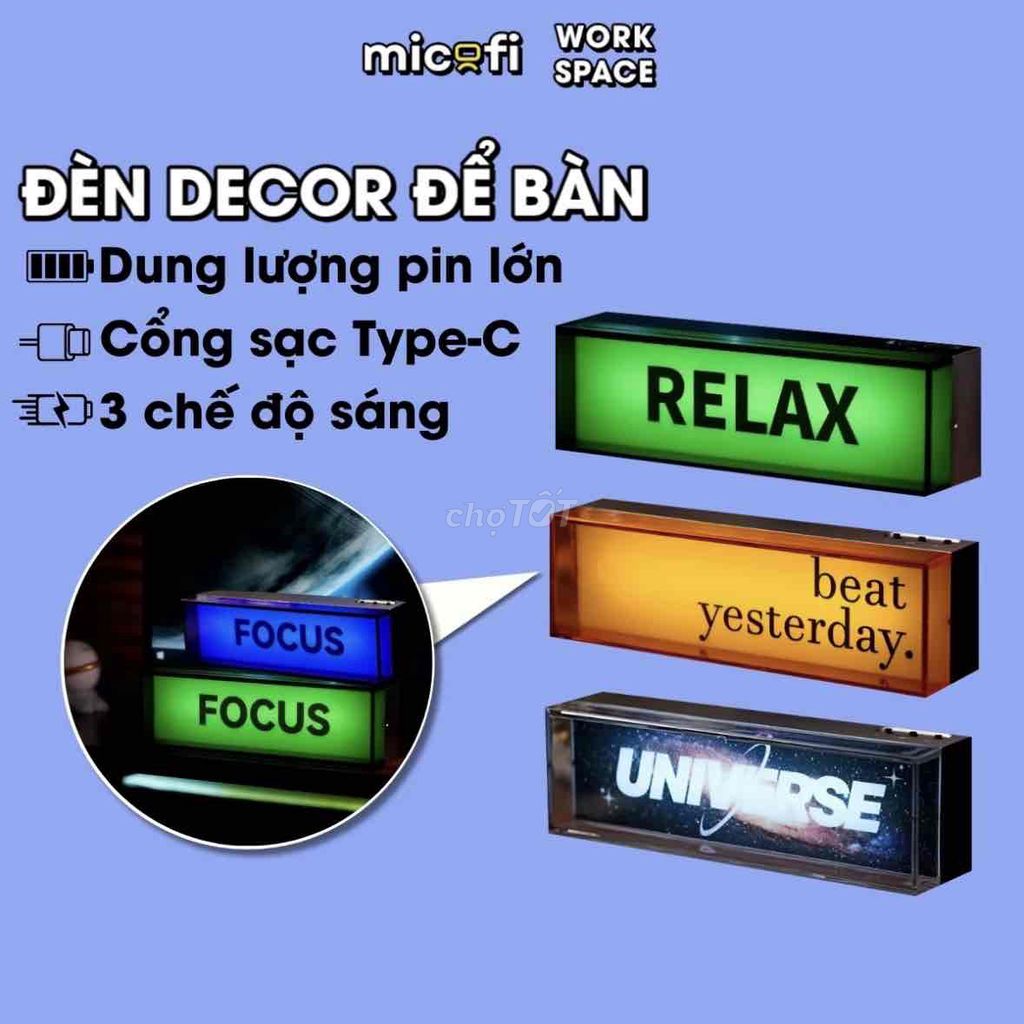 Đèn Relax Decor Để Bàn - Xanh. Mua bán Đèn tại Huyện Buôn Đôn Đắk Lắk được đăng bởi Nguyễn Trung Nguyên hình 1