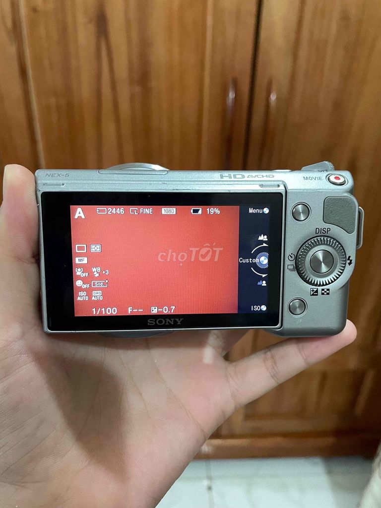 Body máy ảnh Sony NEX-5 Bạc Đã sử dụng. Mua bán Máy ảnh, Máy quay tại Thành phố Rạch Giá Kiên Giang được đăng bởi Hoàng Nam hình 1