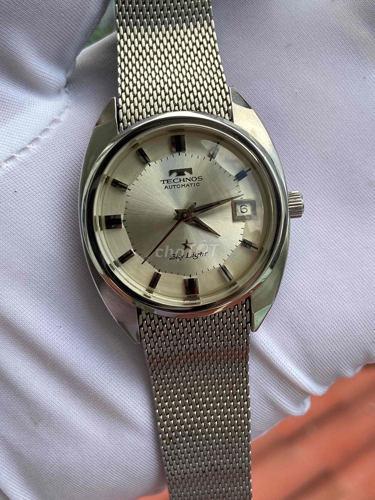 Đồng hồ Vintage Technos Automatic nguyên zin