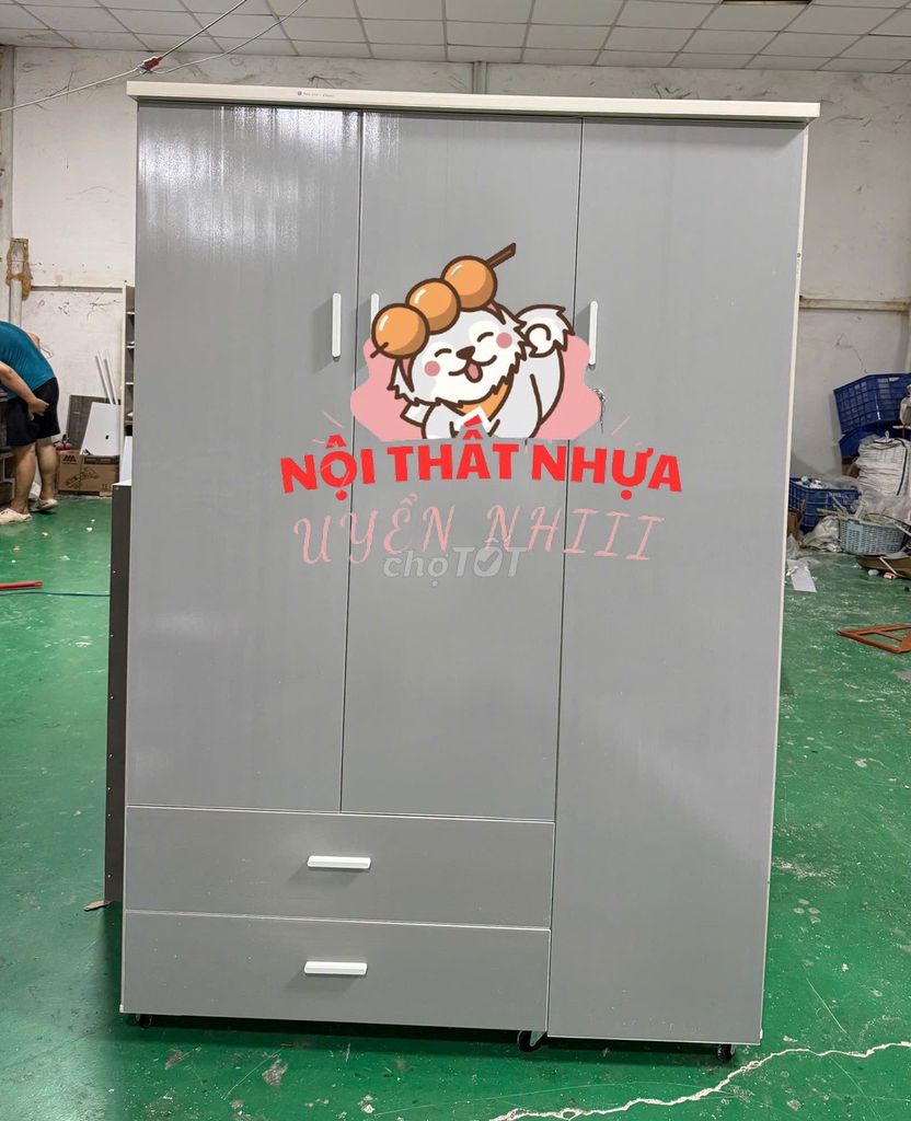 Tủ quần áo-Tủ quần áo-Tủ quần áo-. Mua bán Tủ, kệ gia đình tại Quận Bình Tân Tp Hồ Chí Minh được đăng bởi Nhi Nội Thất Nhựa Giá Xưởng  hình 1
