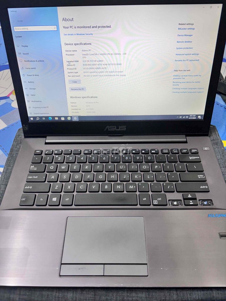 Laptop ASUS ASUSPRO i7-6500U 12GB. Mua bán Laptop tại Huyện Hòa Thành Tây Ninh được đăng bởi sửa máy in tại nhà hình 1
