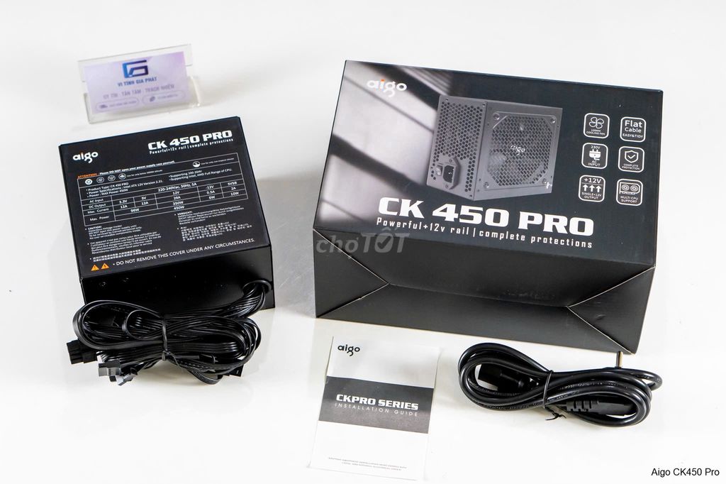 Nguồn PC AIGO 350W / 450W / 500W / 550W / 650W CST. Mua bán Linh kiện (RAM, Card...) tại Quận 6 Tp Hồ Chí Minh được đăng bởi Vi Tính Quận 6 hình 4