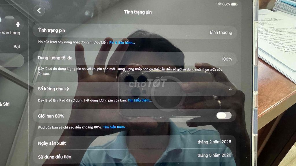 Apple iPad Air Xám 2026. Mua bán Máy tính bảng tại Quận 3 Tp Hồ Chí Minh được đăng bởi Tài hình 1