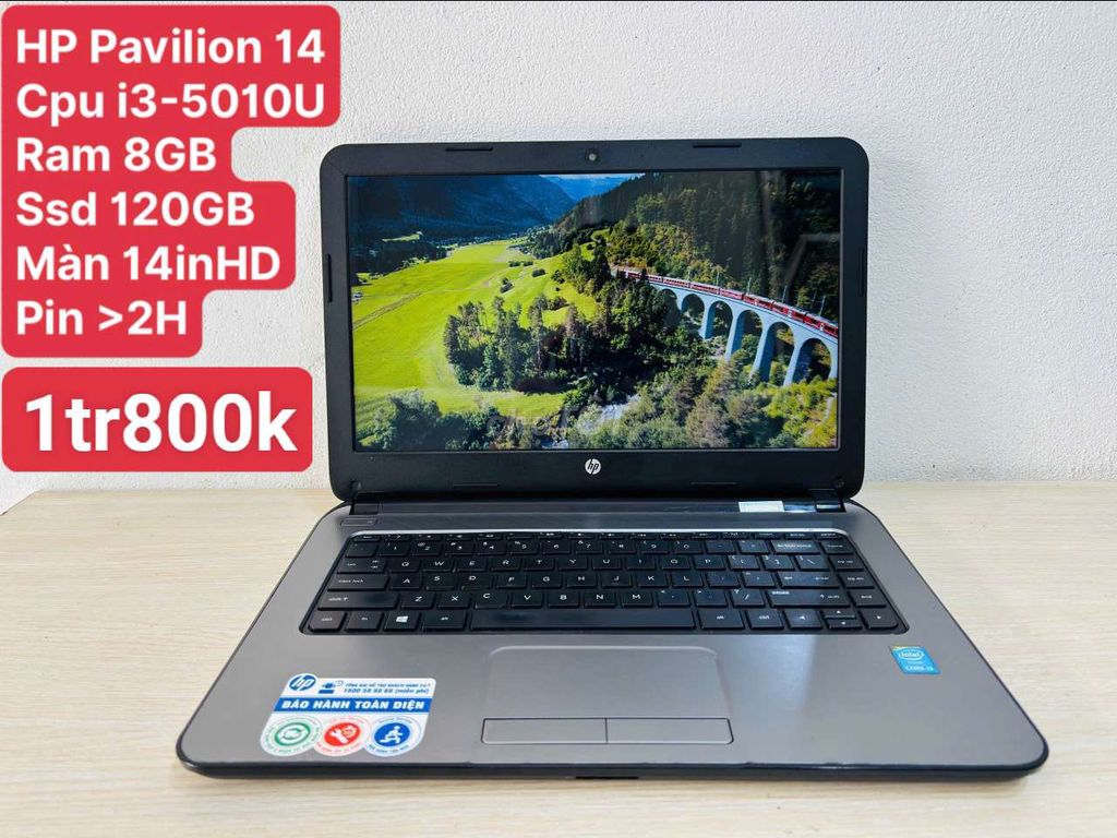 HP 14in i3-5010U ram8G ssd120Gb Văn phòng ngon. Mua bán Laptop tại Quận Ninh Kiều Cần Thơ được đăng bởi Laptop Linh Kiện PC Nhật Mỹ CT hình 1