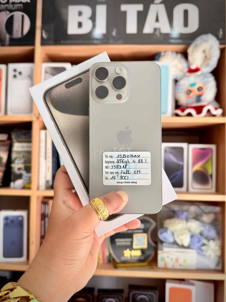 iPhone 15ProMax 256GB Titan P88. Mua bán Điện thoại tại Thành phố Long Xuyên An Giang được đăng bởi Bi Táo Store hình 1