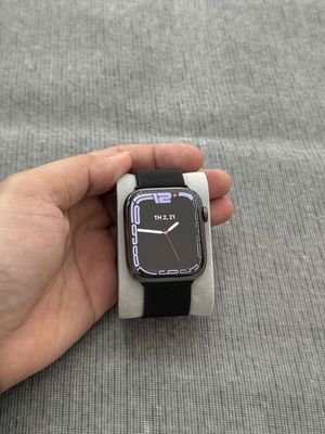 Apple Watch Series 7/45MM LTE Thép Đen Mã Mỹ. Mua bán Thiết bị đeo thông minh tại Quận Bình Thạnh Tp Hồ Chí Minh được đăng bởi Đức Phong