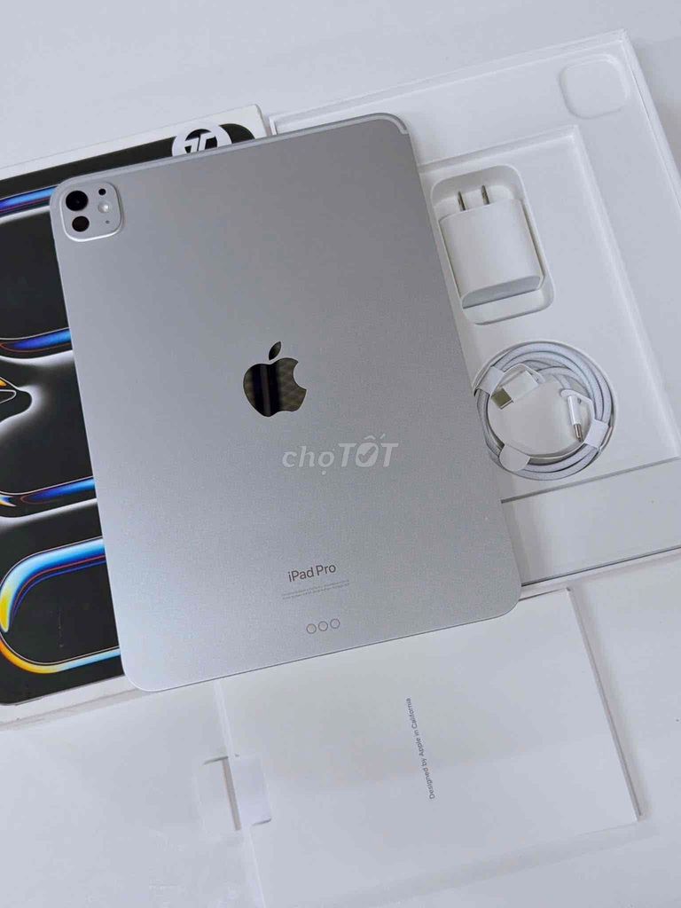 iPad Pro M4 11 inch 256GB Bạc Fullbox đẹp P100%. Mua bán Máy tính bảng tại Quận 10 Tp Hồ Chí Minh được đăng bởi Táo Tốt Apple  hình 1