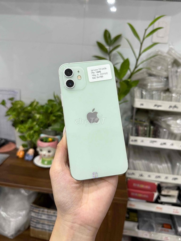 iPhone 12 64GB Xanh mint QT KH/A đẹp 99. Mua bán Điện thoại tại Huyện Hóc Môn Tp Hồ Chí Minh được đăng bởi Luân Hoài hình 1