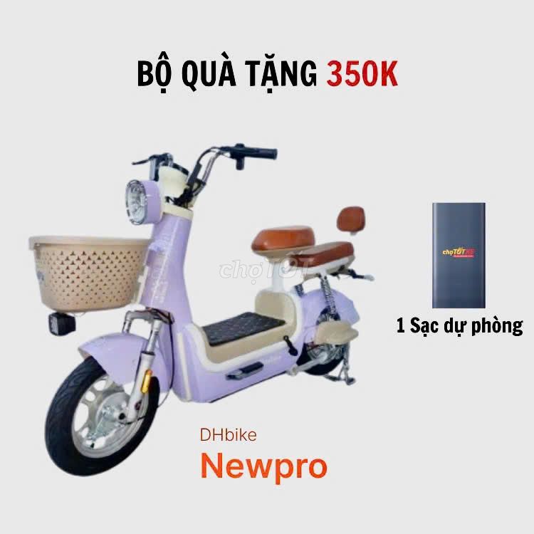 XE ĐIỆN DHBIKE NEWPRO 2024 MÀU TÍM