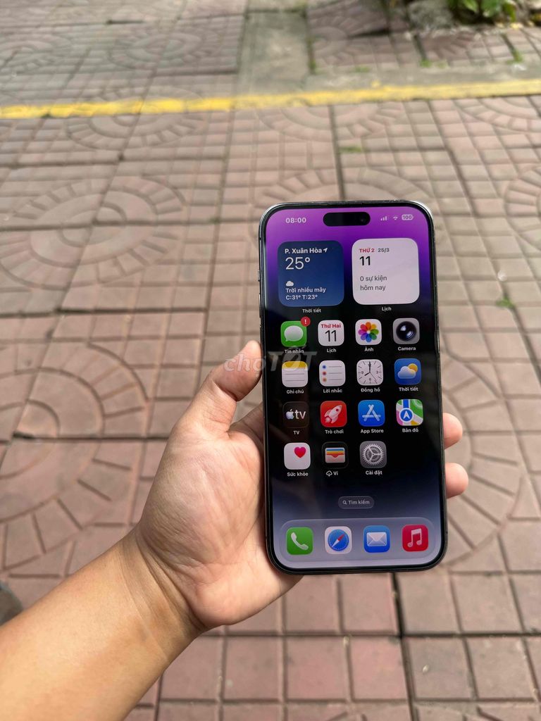 iPhone 14 Pro Max 128GB Tím VN/A. Mua bán Điện thoại tại Thành phố Phúc Yên Vĩnh Phúc được đăng bởi Lê Việt Quang hình 1