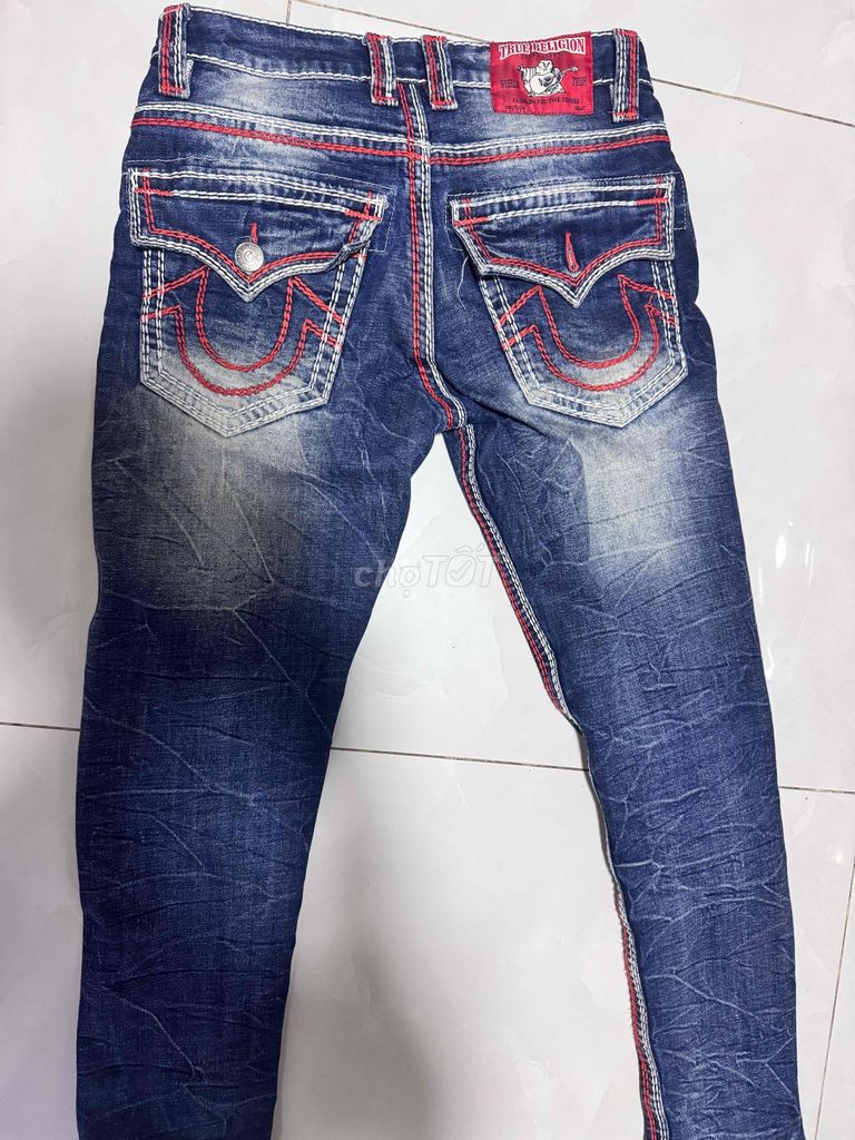 Quần jean nam True Religion xanh dương size 30. Mua bán Quần áo tại Quận 8 Tp Hồ Chí Minh được đăng bởi Quách Tiểu Bảo hình 1