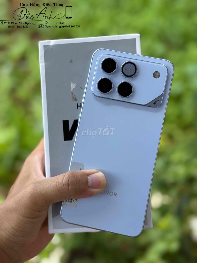 Honor Win 5G Xanh thiên thanh 12GB/256GB. Mua bán Điện thoại tại Thành phố Buôn Ma Thuột Đắk Lắk được đăng bởi Đức Anh Retail hình 1