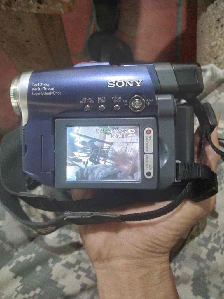 Máy quay phim Sony Handycam Xanh. Mua bán Máy ảnh, Máy quay tại Quận 8 Tp Hồ Chí Minh được đăng bởi đồ cũ đồ xưa đồ mới  hình 1