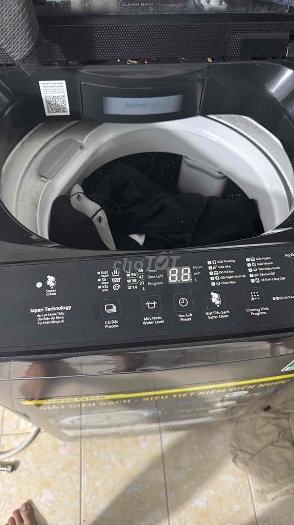 Máy giặt Panasonic NA-F82Y01DRV 8.2 Kg Đen. Mua bán Máy giặt tại Quận 10 Tp Hồ Chí Minh được đăng bởi Hùng Văn hình 1