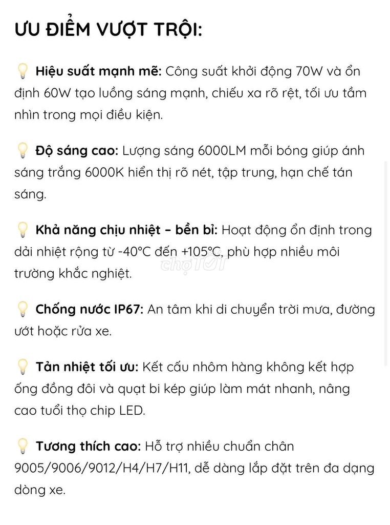 ĐÈN OTO PAGA 90***/H4/H7/H11. Mua bán Phụ tùng xe tại Thành phố Mỹ Tho Tiền Giang được đăng bởi Wivo hình 5