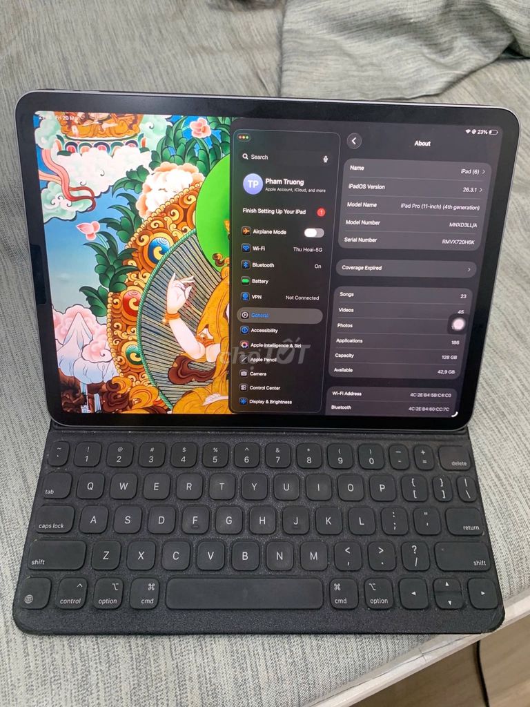 Apple iPad Pro M2 128GB Xám. Mua bán Máy tính bảng tại Quận Hà Đông Hà Nội được đăng bởi Phạm Xuân Trường hình 1