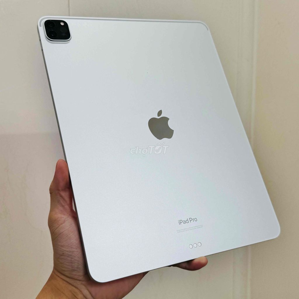 ipad pro 12.9" m2 silver 128 wifi pin 100 ios 16