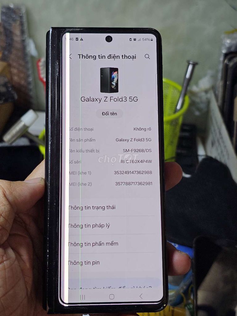  Galaxy Z Fold3 5G 256GB VN zin toàn bộ giá rẻ . Mua bán Điện thoại tại Quận 8 Tp Hồ Chí Minh được đăng bởi Thiên Hòa mobile  hình 1