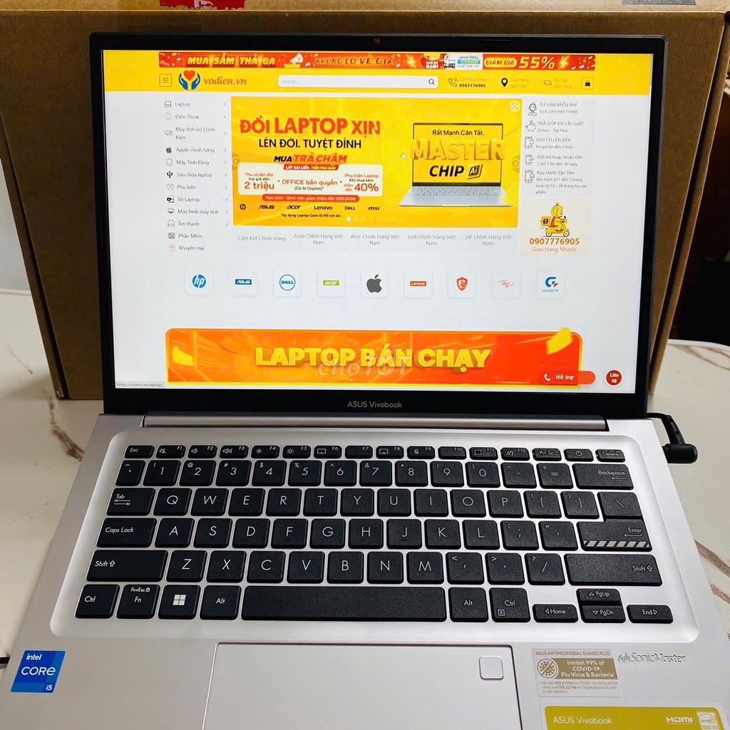 Asus Vivobook X1405VA-LY623W i5-13420H-16-512G-MỚI. Mua bán Laptop tại Quận Ninh Kiều Cần Thơ được đăng bởi Võ Diện hình 1