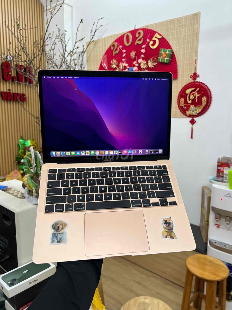 Macbook Air 2020 Gold i5/8/256G Zin All Nguyên Bản