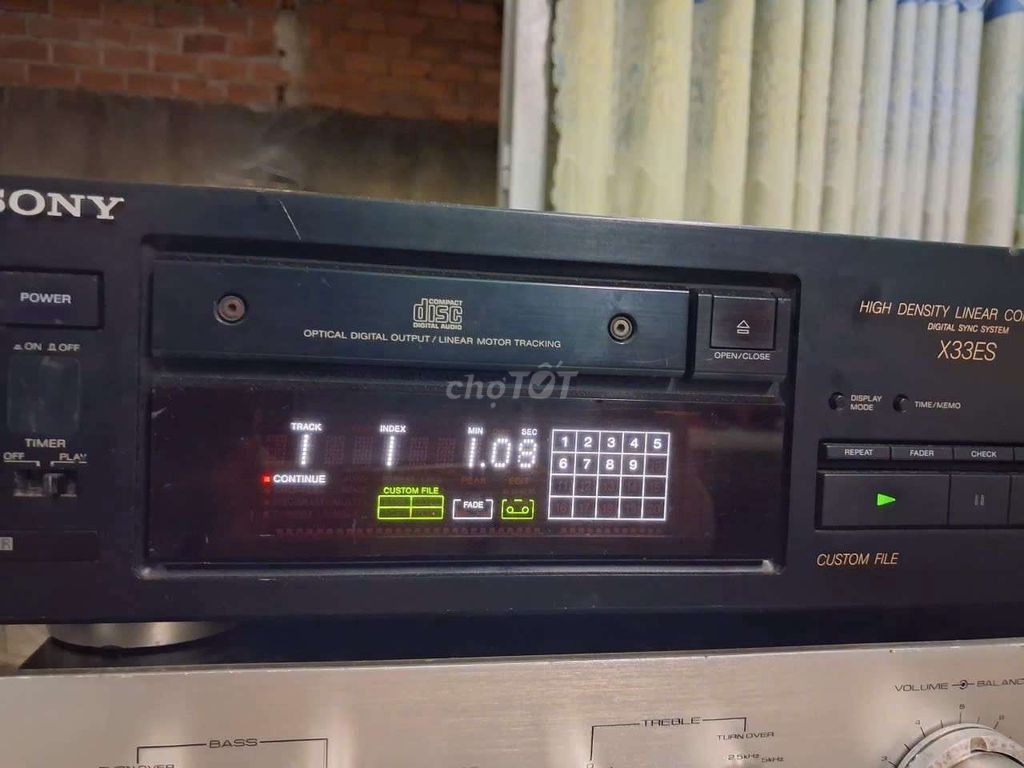 Đầu đĩa CD Sony CDP-X33ES Đen. Mua bán Tivi, Âm thanh tại Huyện Bình Chánh Tp Hồ Chí Minh được đăng bởi chi tam hình 1