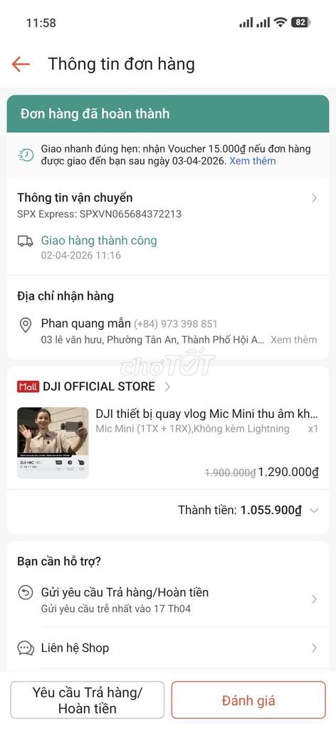 Thiết bị quay vlog DJI Mic Mini. Mua bán Phụ kiện (Màn hình, Chuột...) tại Thành phố Hội An Quảng Nam được đăng bởi Quang Man hình 1
