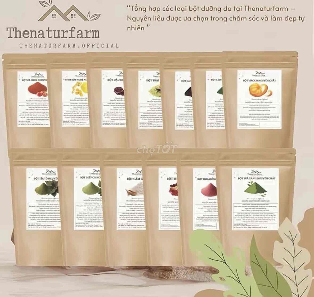 Bột thiên nhiên Thenaturfarm. Mua bán Phụ kiện thời trang khác tại Quận Bình Thạnh Tp Hồ Chí Minh được đăng bởi Xả kho phụ kiện xinh hình 1
