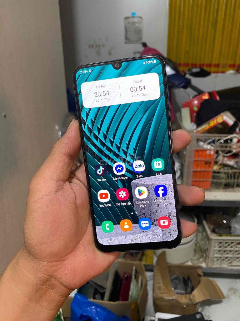 Samsung A50s 64GB Xanh ngọc. Mua bán Điện thoại tại Huyện Giồng Riềng Kiên Giang được đăng bởi Hau mobile hình 1