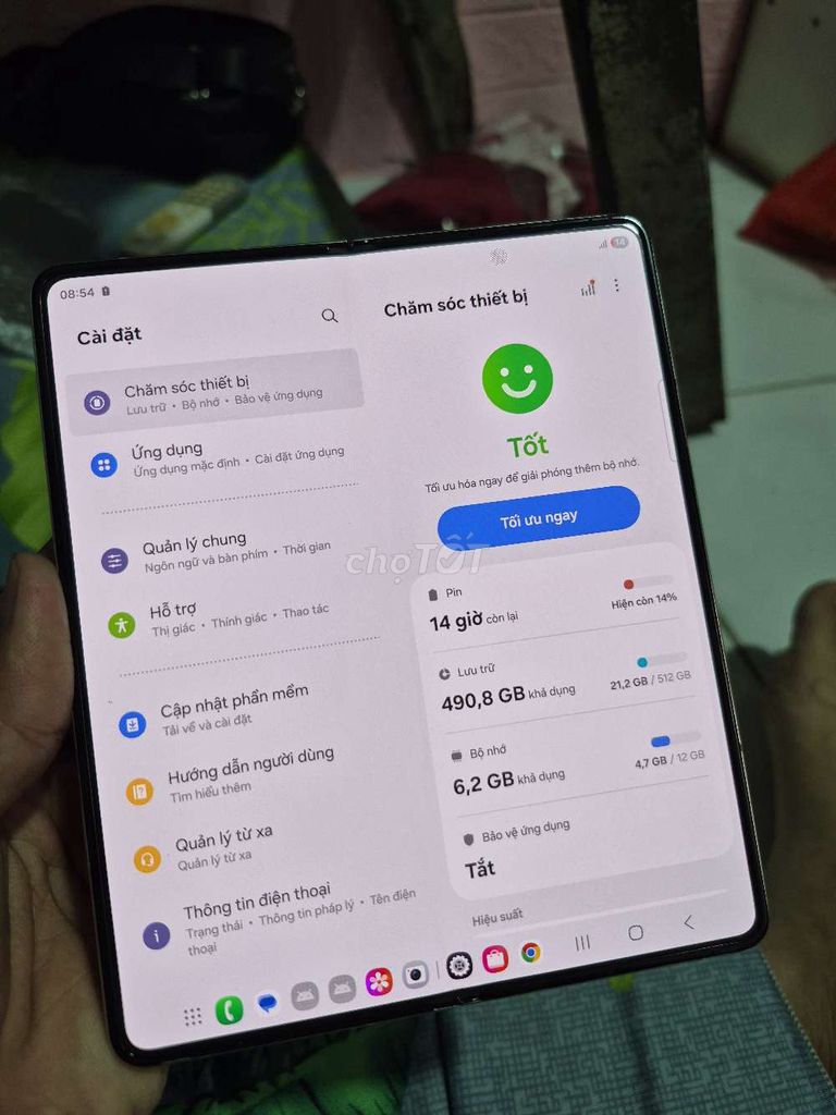 Samsung Z Fold 5 512GB Trắng SSVN. Mua bán Điện thoại tại Quận 12 Tp Hồ Chí Minh được đăng bởi Tuấn Anh hình 1