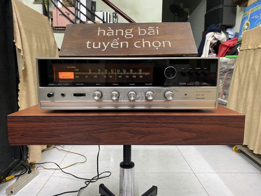 Đã bán Amply SANSUI SAX-350 chạy4sò sắt xuất âm tụ. Mua bán Tivi, Âm thanh tại Quận Tân Bình Tp Hồ Chí Minh được đăng bởi nhut audio hình 1
