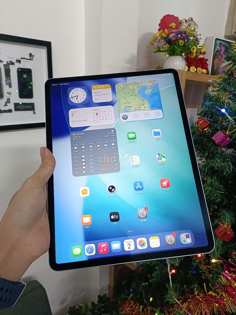 iPad Air 6 M2 13 inch 128GB 5G 99% Pin 100%. Mua bán Máy tính bảng tại Quận Thanh Khê Đà Nẵng được đăng bởi bán đồ Công nghệ iPad iPhone  hình 1
