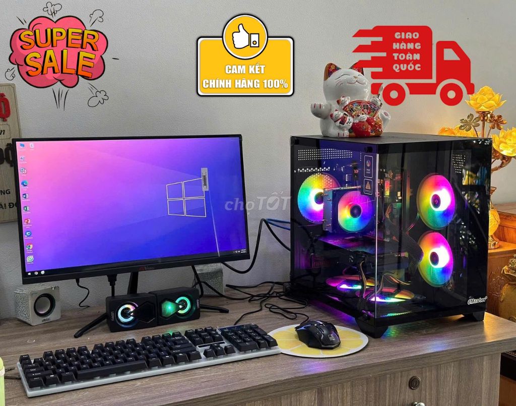 📛Bộ PC i5 10400F. Văn Phòng// Học Tập// Game. Mượt. Mua bán Máy tính để bàn tại Quận Cầu Giấy Hà Nội được đăng bởi Bán Máy Tính Uy Tín hình 1